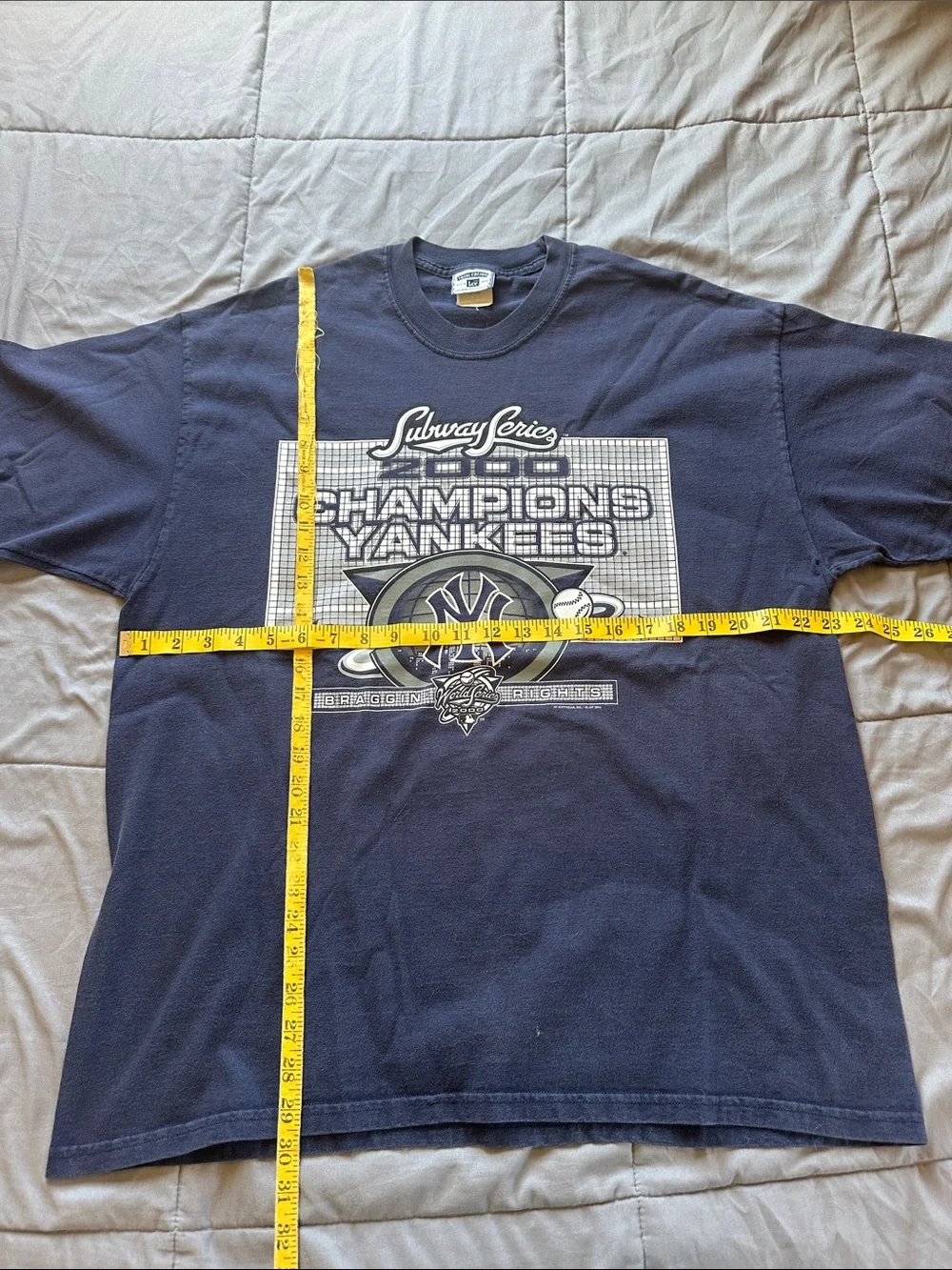 New York Yankees Navy Champion Graphic Tee